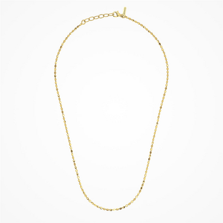 Desmos 18K Yellow Gold Design Mirror Necklace 18"