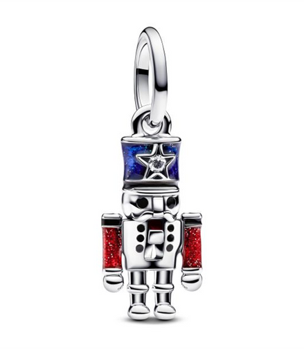 Pandora Moments Moveable Nutcracker Dangle Charm