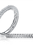 A.JAFFE 14K White Gold And 0.65 CTW Pave' Diamond Band