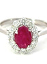 Diamond And  Ruby Ring