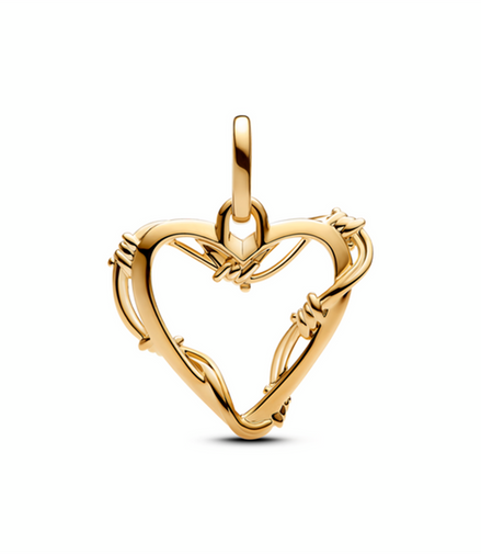 Pandora ME/Moments Wire Heart Dangle Charm