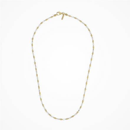 Desmos Two Tone Design Legacy Necklace 16"