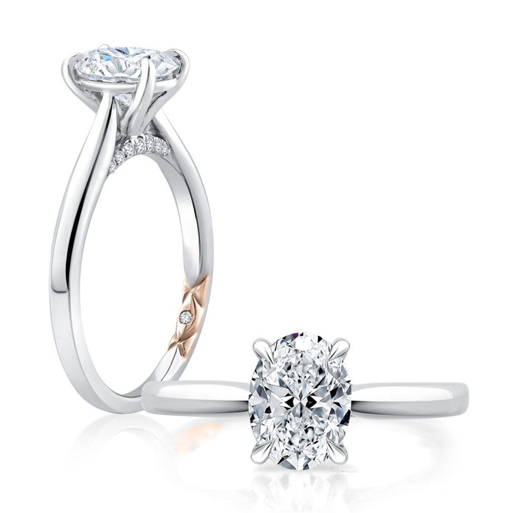 A.Jaffe Diamond Engagement Ring