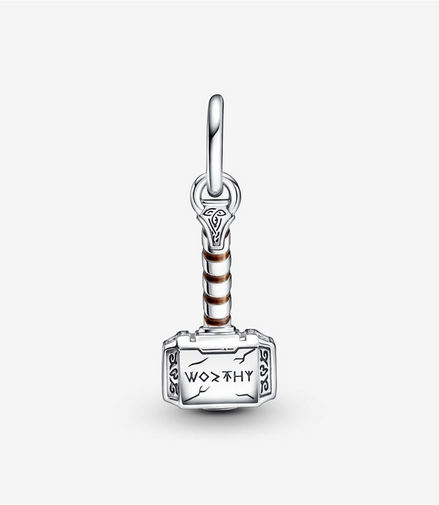 Pandora Marvel The Avengers Thor's Hammer Dangle Charm