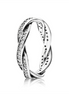 Pandora Timeless Sparkling Twisted Lines Ring Size 7