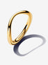 Pandora Essence Organically Shaped Band Ring Size 7