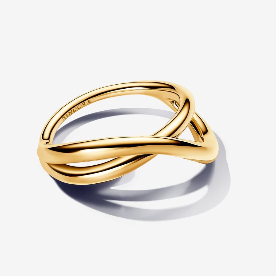 Pandora Essence Organically Shaped Infinity Ring Size 6