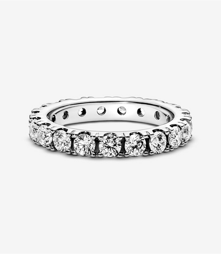 Pandora Timeless Sparkling Row Eternity Ring Size Size 6