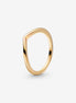 14K Gold Plated Polished Wishbone Ring Size 6