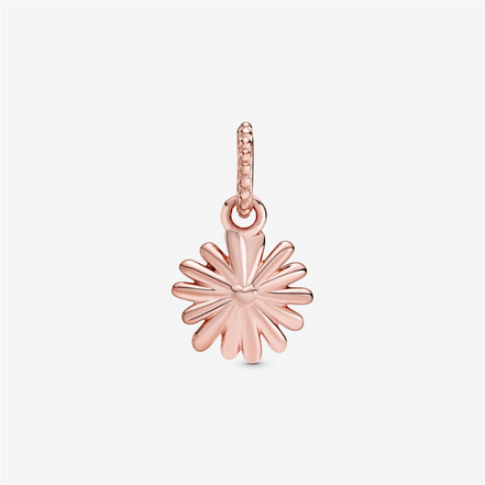 Pandora Moments Pink Daisy Flower Dangle Charm