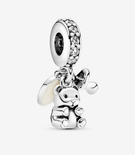 Pandora Moments Teddy Bear Dangle Charm