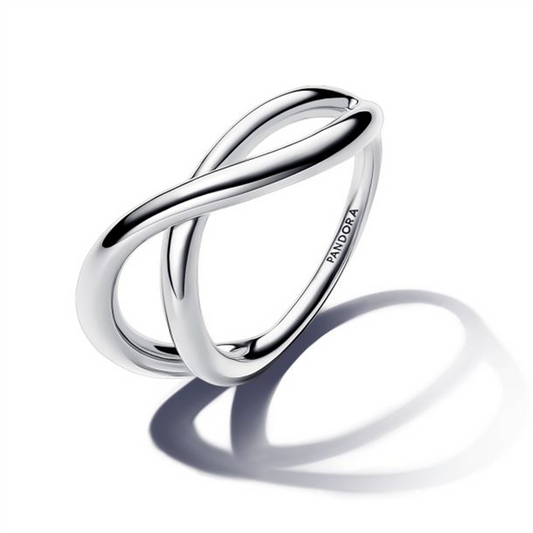 Pandora Essence Organically Shaped Infinity Ring Size 9