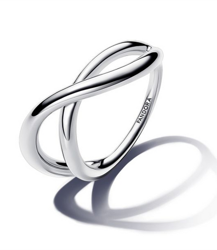 Pandora Essence Organically Shaped Infinity Ring Size 9