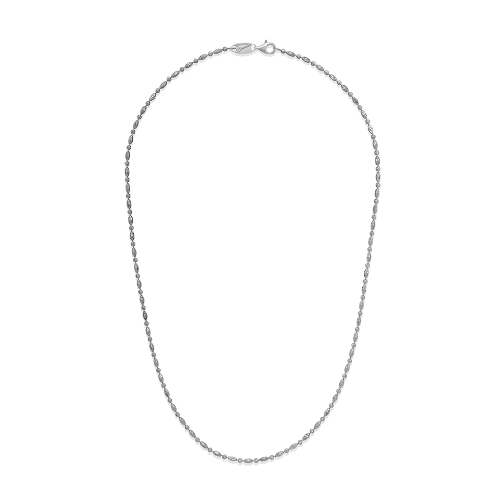 Desmos Rhodium Plated Design-Hamsa Necklace