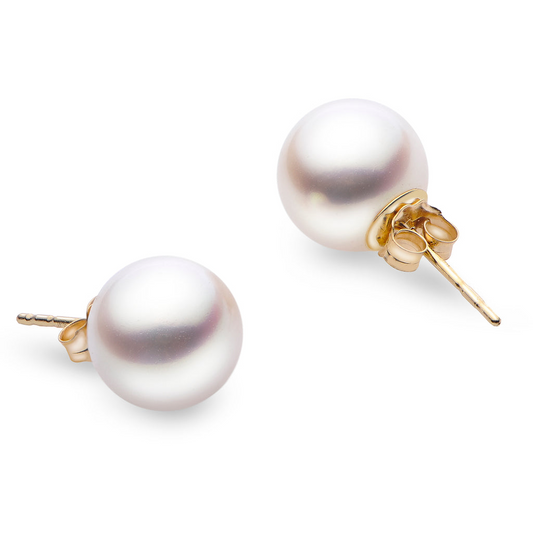 Imperial Pearl 14K Yellow Gold 6-6.5 mm High Luster Akoya Pearl Stud Earrings