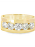 Men's 14K Yellow Gold And 2 CTW Diamond Wedding Band