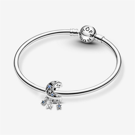 Pandora Moments "Dream Big" Star & Crescent Moon Charm
