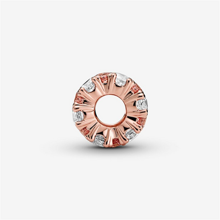 Pandora Timeless Pink And Clear Sparkle Charm