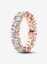 Pandora Timeless Alternating Sparkling Band Ring Size 6