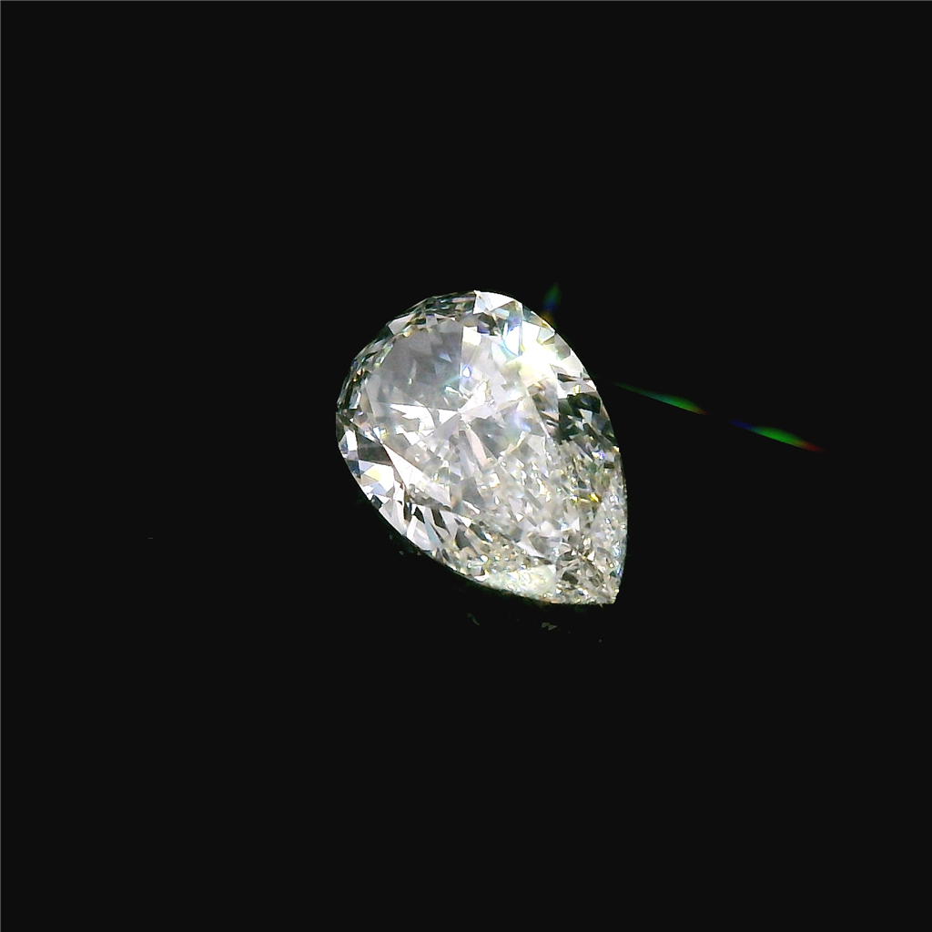 1.01Ct H Si Pear Shaped Cut Natural Diamond