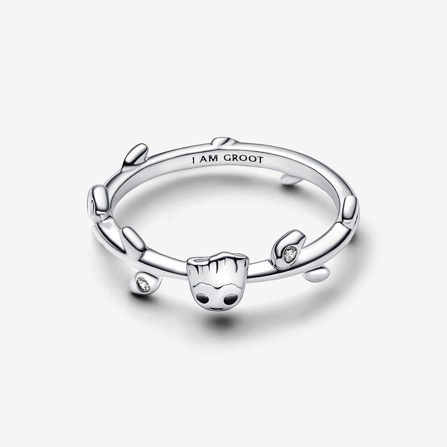 Pandora Marvel Guardians of the Galaxy Groot Leaf Ring Size 6
