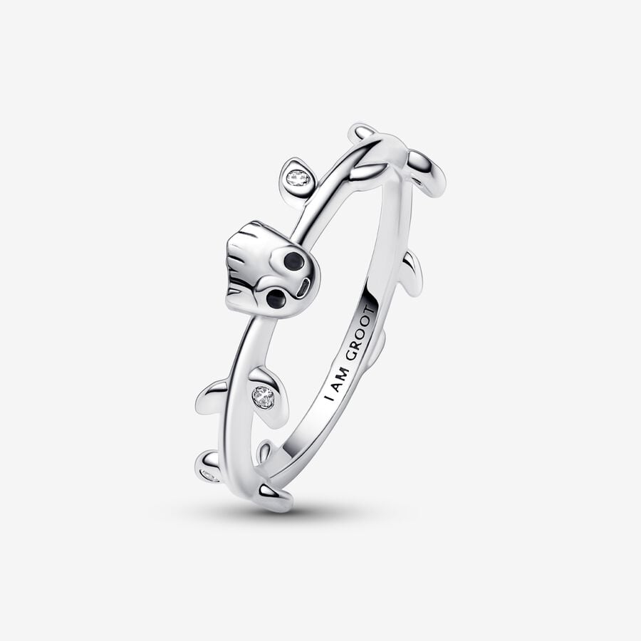 Pandora Marvel Guardians of the Galaxy Groot Leaf Ring Size 6