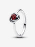 Pandora Moments July True Red Eternity Circle Ring Size 7