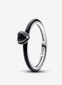 Pandora ME Black Chakra Heart Ring Size 7.5