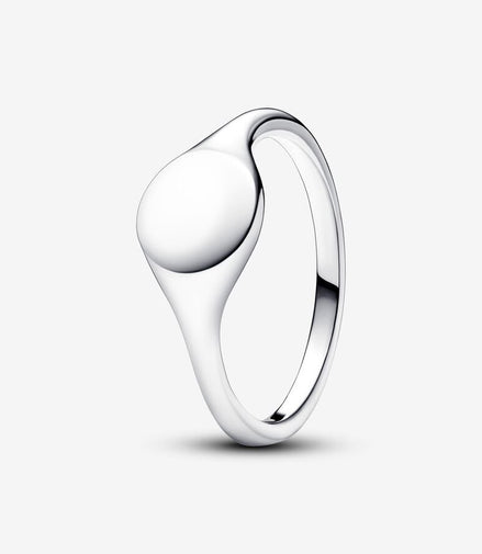 Pandora Moments Engraveable Signet Ring Size 8.5