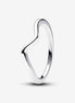 Pandora Timeless Polished Wave Ring Size 6