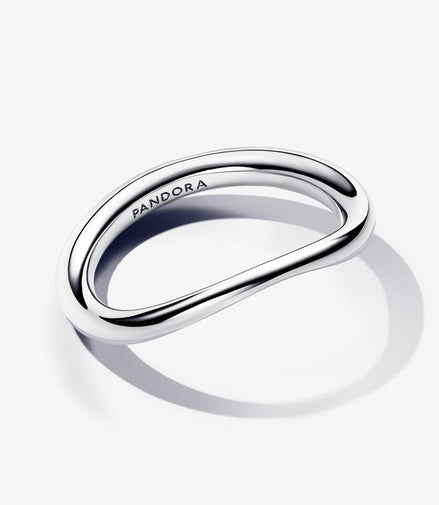 Pandora Essence Organically Shaped Band Ring Size 7.5
