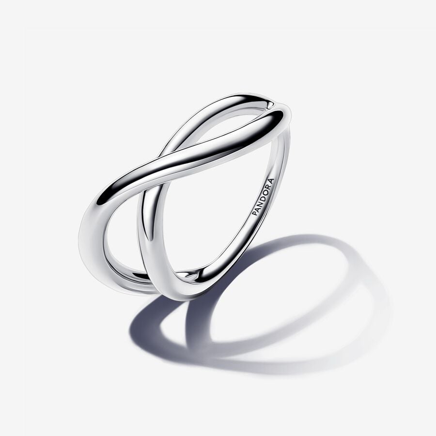 Pandora Essence Organically Shaped Infinity Ring Size 6