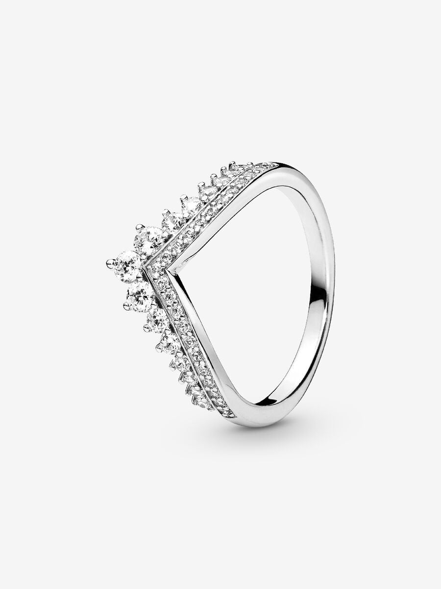 Pandora Princess Wishbone Ring Size 6