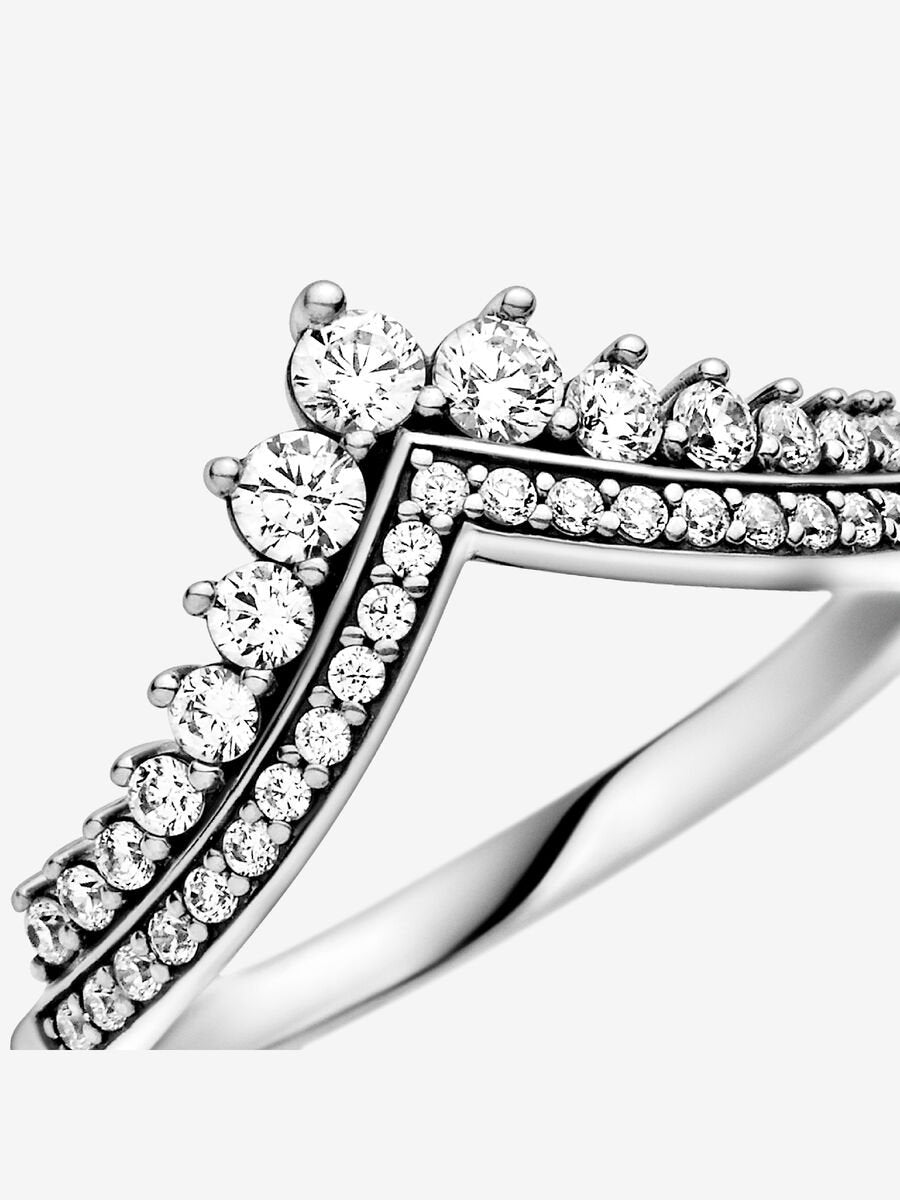 Pandora Timeless Princess Wishbone Ring Size 3.5