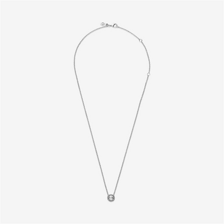 Pandora Timeless Round Sparkle Necklace 45 cm