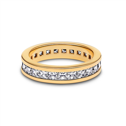 Pandora Timeless Eternity Channel Ring Size 7.5