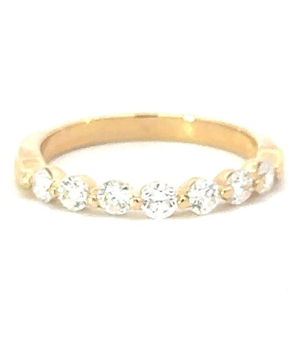 14K Yellow Gold.56Ct Diamond Band