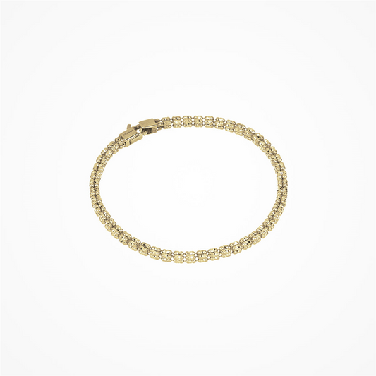 Desmos Gold Plated Inifinty Frames Bracelet