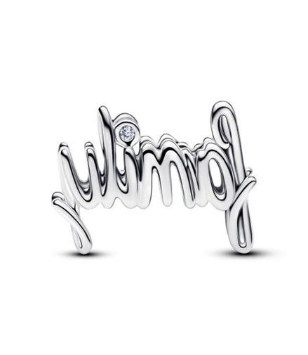 Pandora Handwritten Family Charm