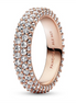 Pandora Timeless Pavé Double-Row Ring Size 9