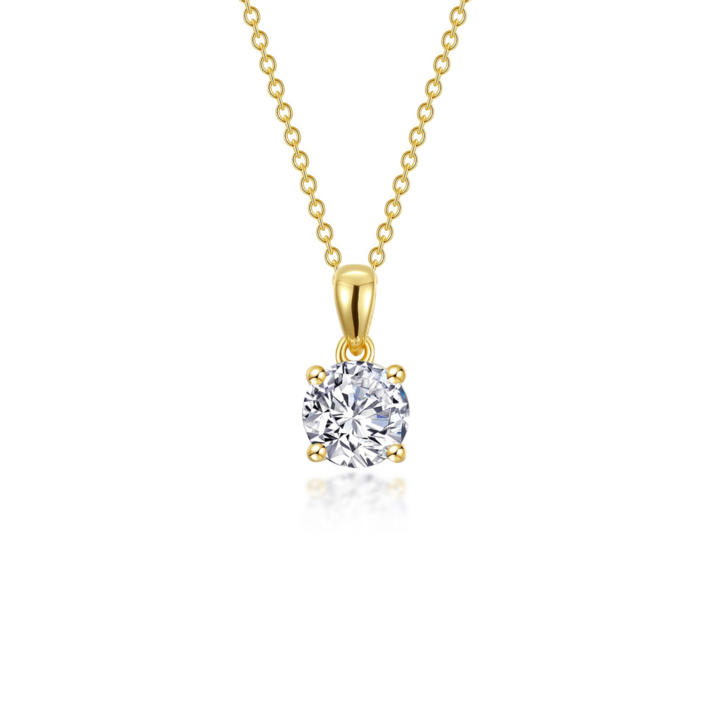 Lafonn 1.25 CTW Simulated Diamond Round Solitaire Necklace