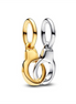Pandora ME/Moments  Openable & Splitable Handcuffs Gold-Plated Dangle Charm