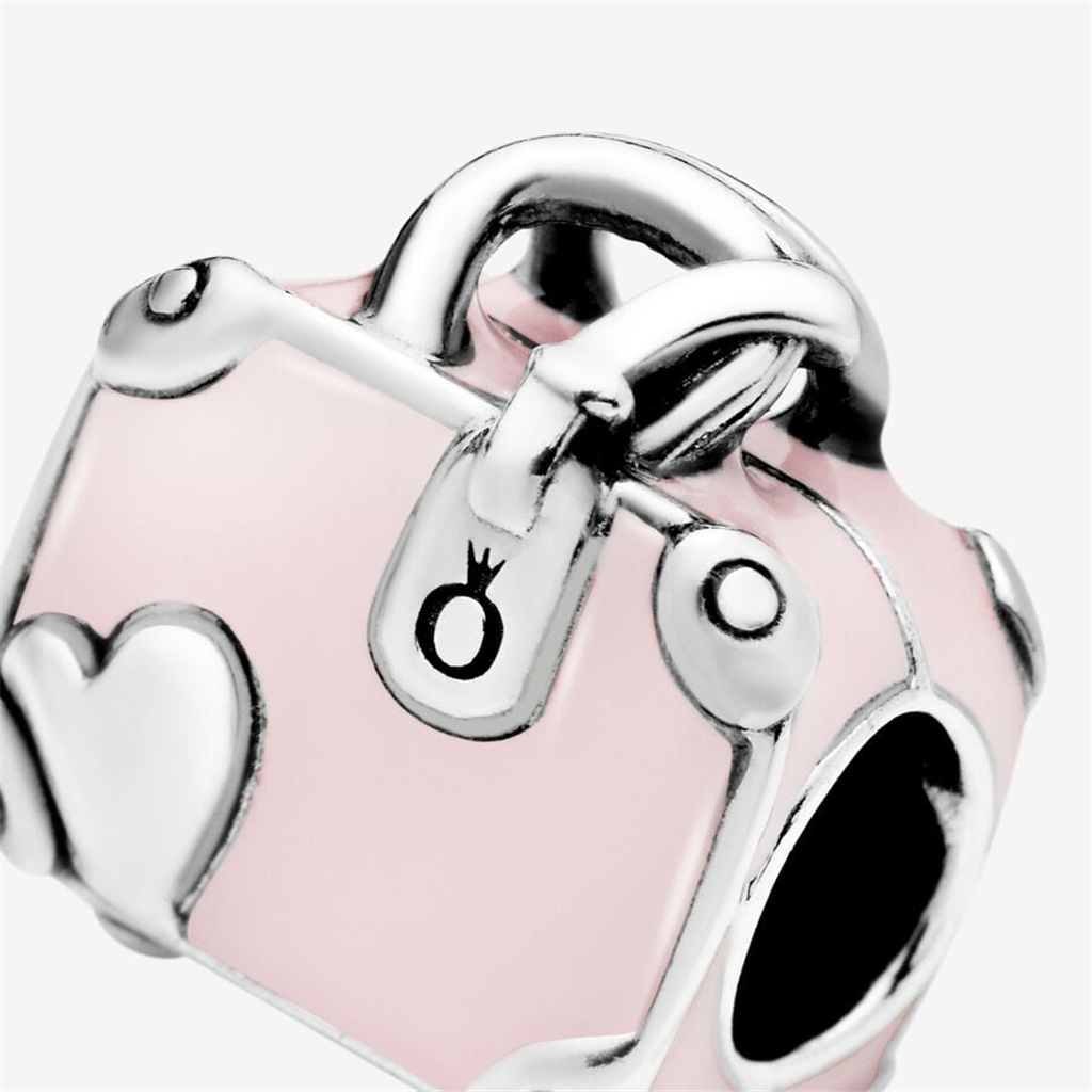Pandora Moments Pink Travel Bag Charm