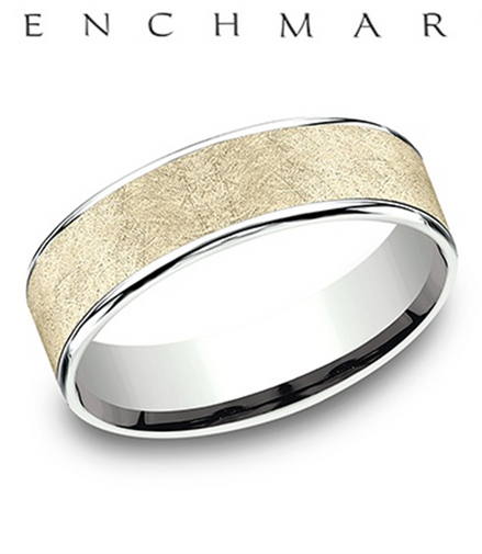 Benchmark "The Colonel" Mens Comfort Fit Wedding Band