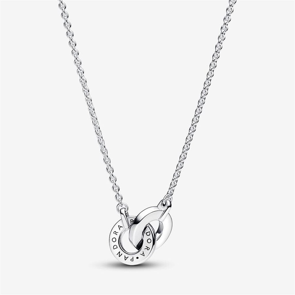 Pandora Signature Intertwined Pavé Pendant Necklace 45 cm