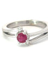 14kw Ruby and Diamond Ring