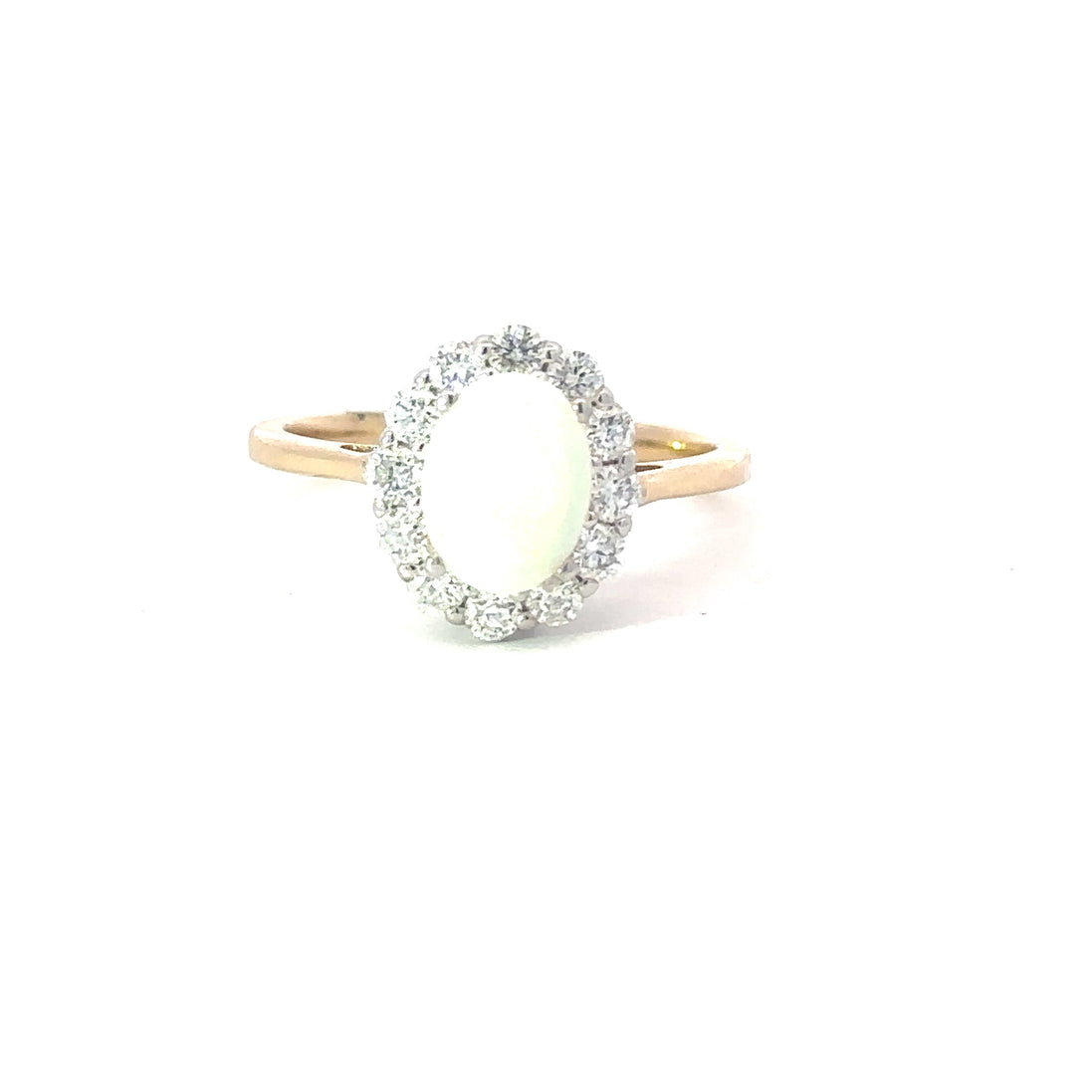 Opal and Diamond Ring