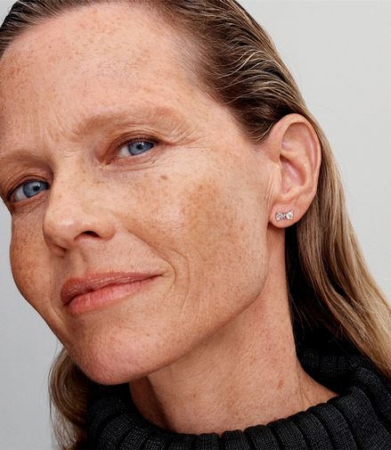 Pandora Timeless Sparkling Small Bow Stud Earrings