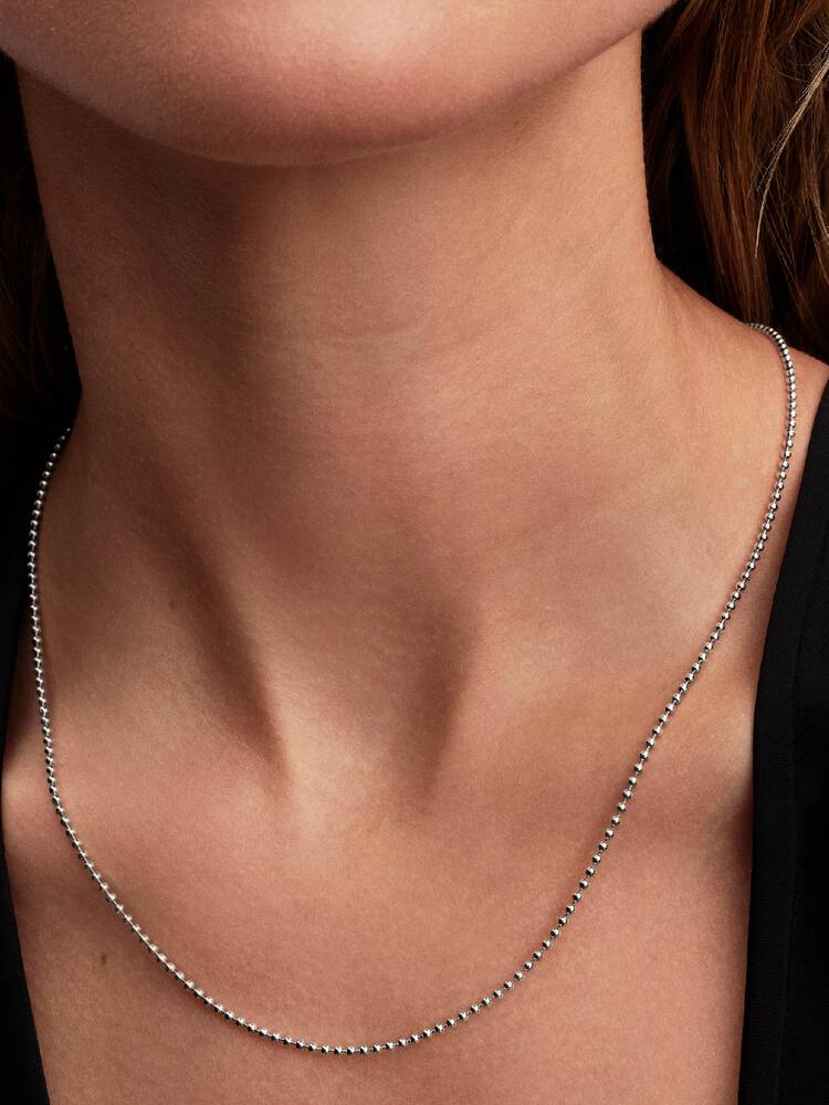 Pandora Moments Silver Ball Chain Necklace 50