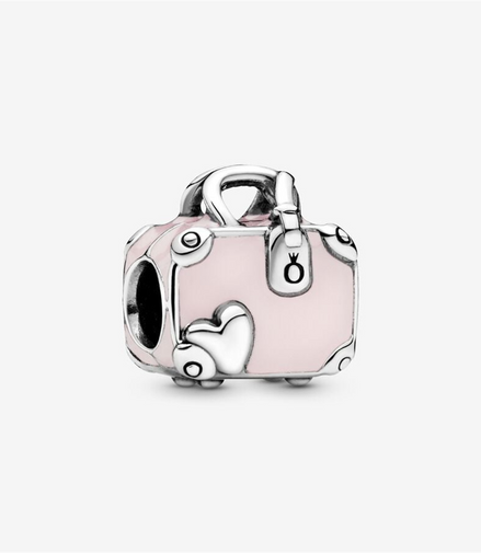 Pandora Moments Pink Travel Bag Charm